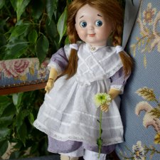 Винтажная реплика красотки-гуглика (Googly) J.D.K. 221 Kestner