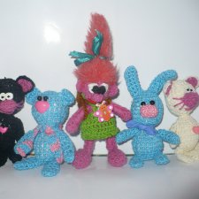 Мои  игрушки вязанные крючком