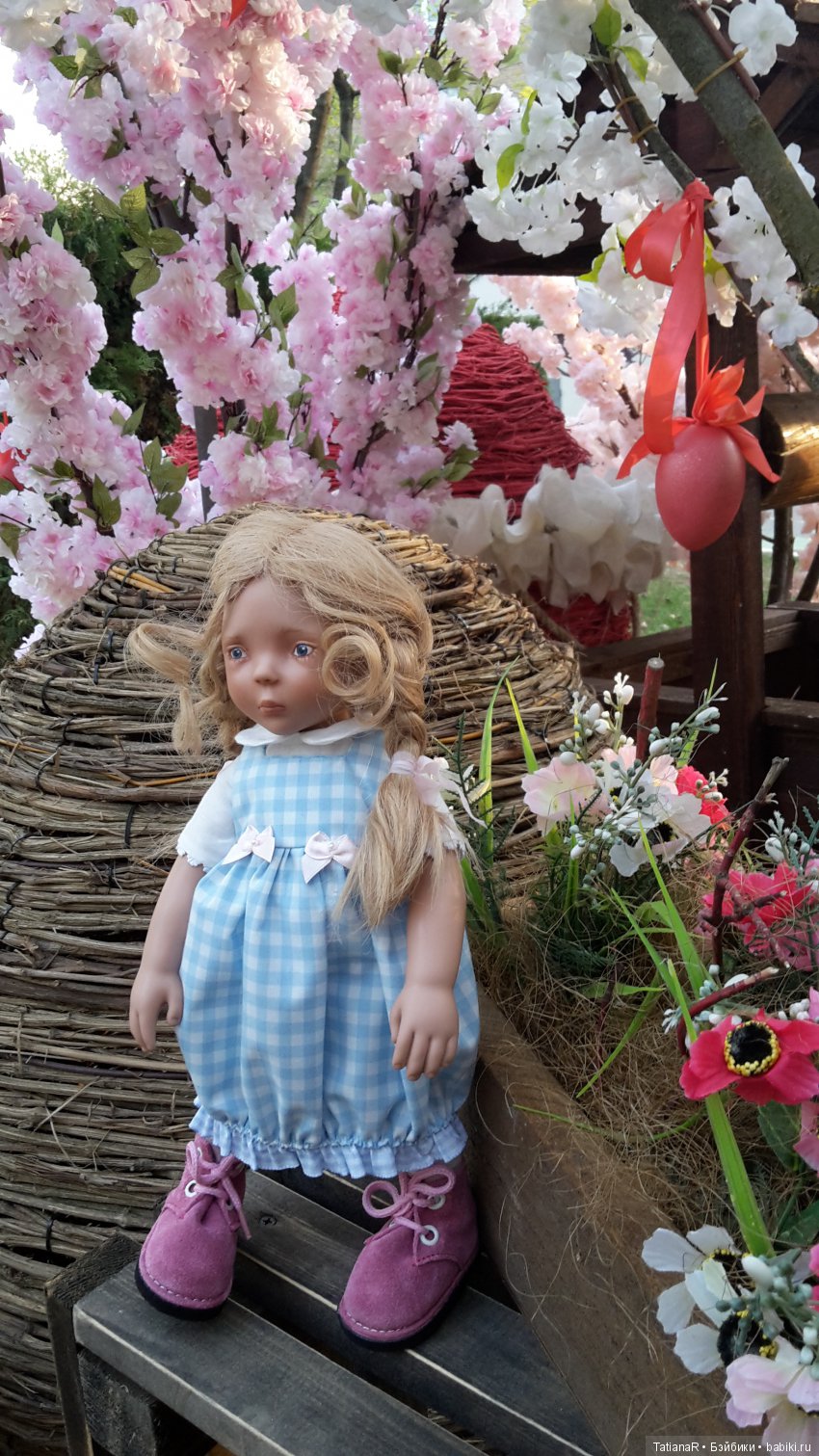 Пасхальная прогулка Лизхен. Куклы Zwergnase