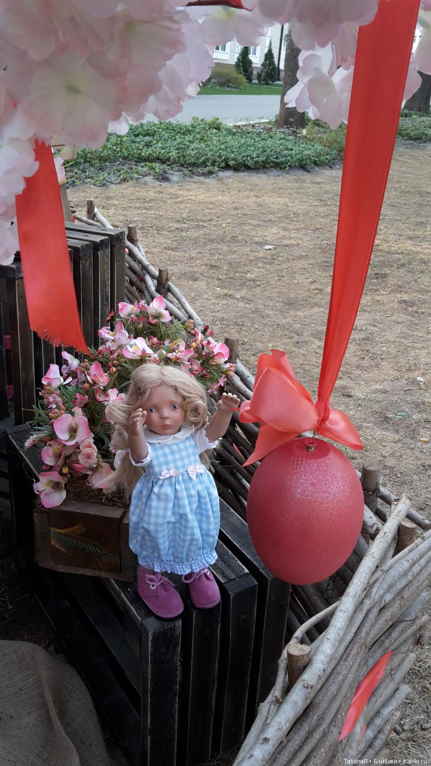 Пасхальная прогулка Лизхен. Куклы Zwergnase