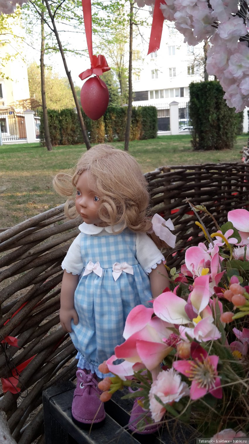 Пасхальная прогулка Лизхен. Куклы Zwergnase