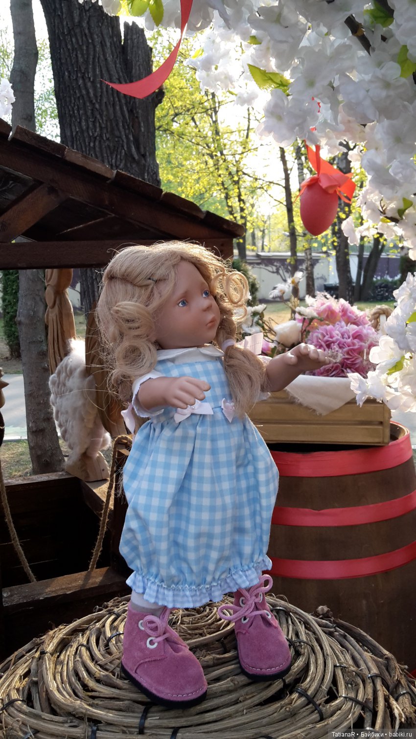 Пасхальная прогулка Лизхен. Куклы Zwergnase