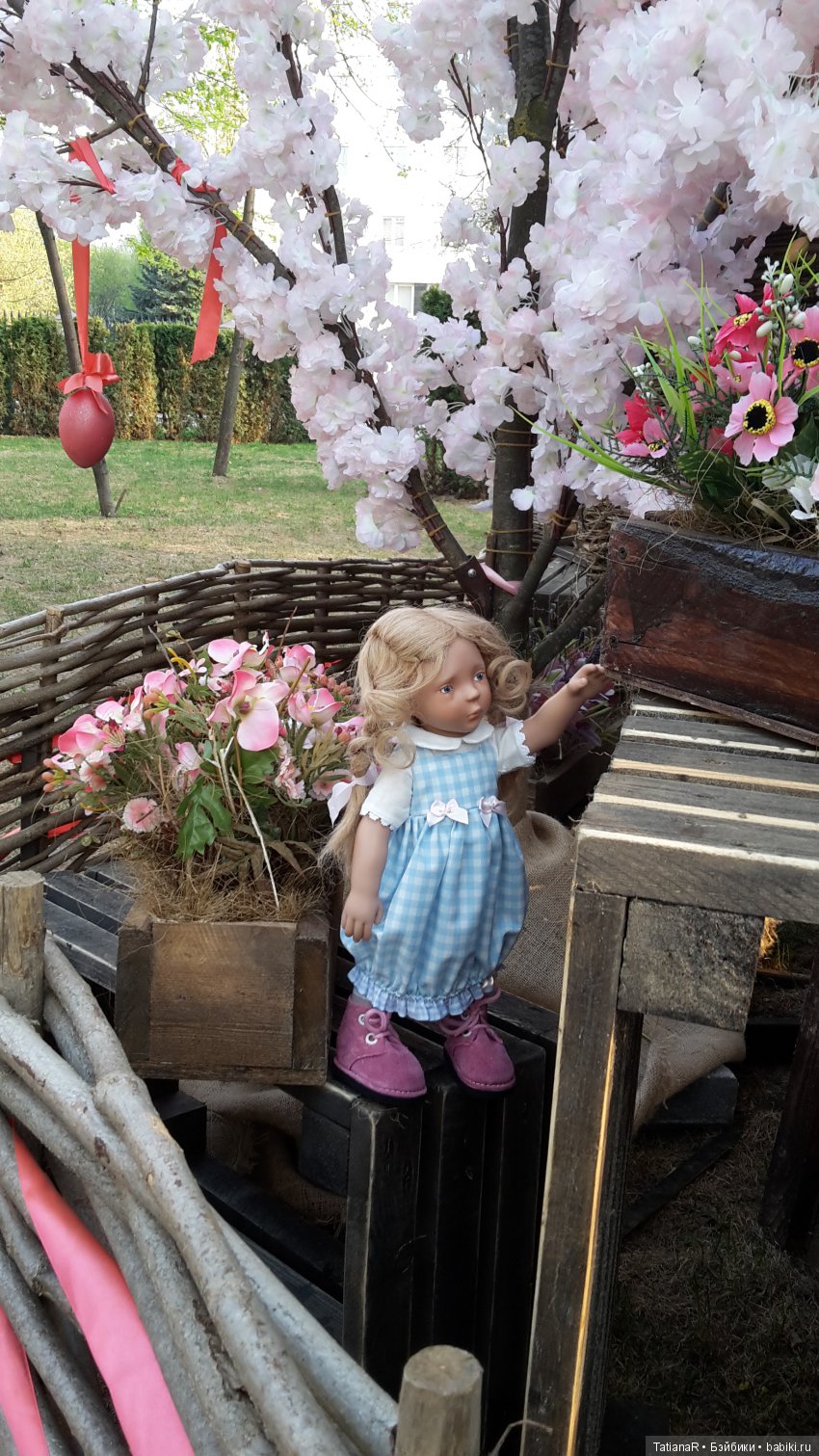 Пасхальная прогулка Лизхен. Куклы Zwergnase