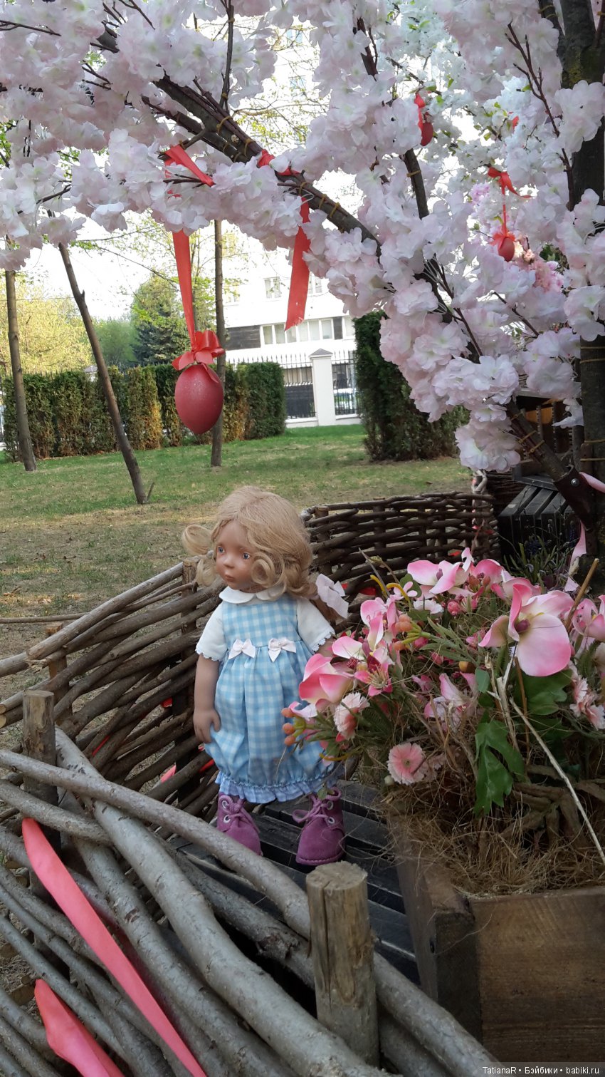 Пасхальная прогулка Лизхен. Куклы Zwergnase