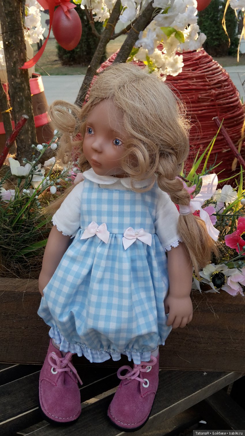 Пасхальная прогулка Лизхен. Куклы Zwergnase