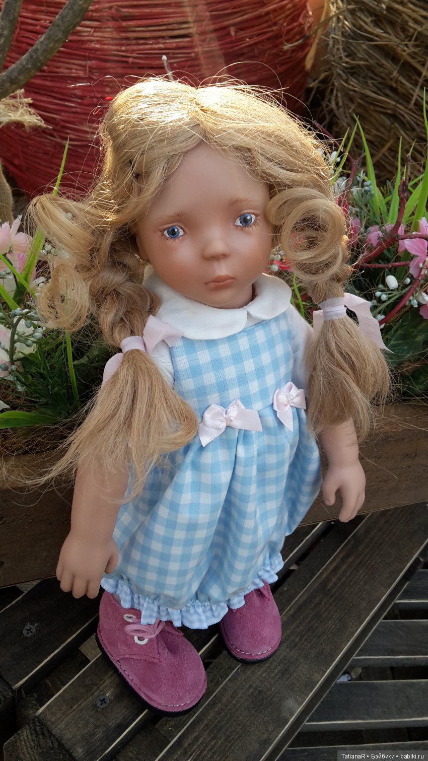 Пасхальная прогулка Лизхен. Куклы Zwergnase