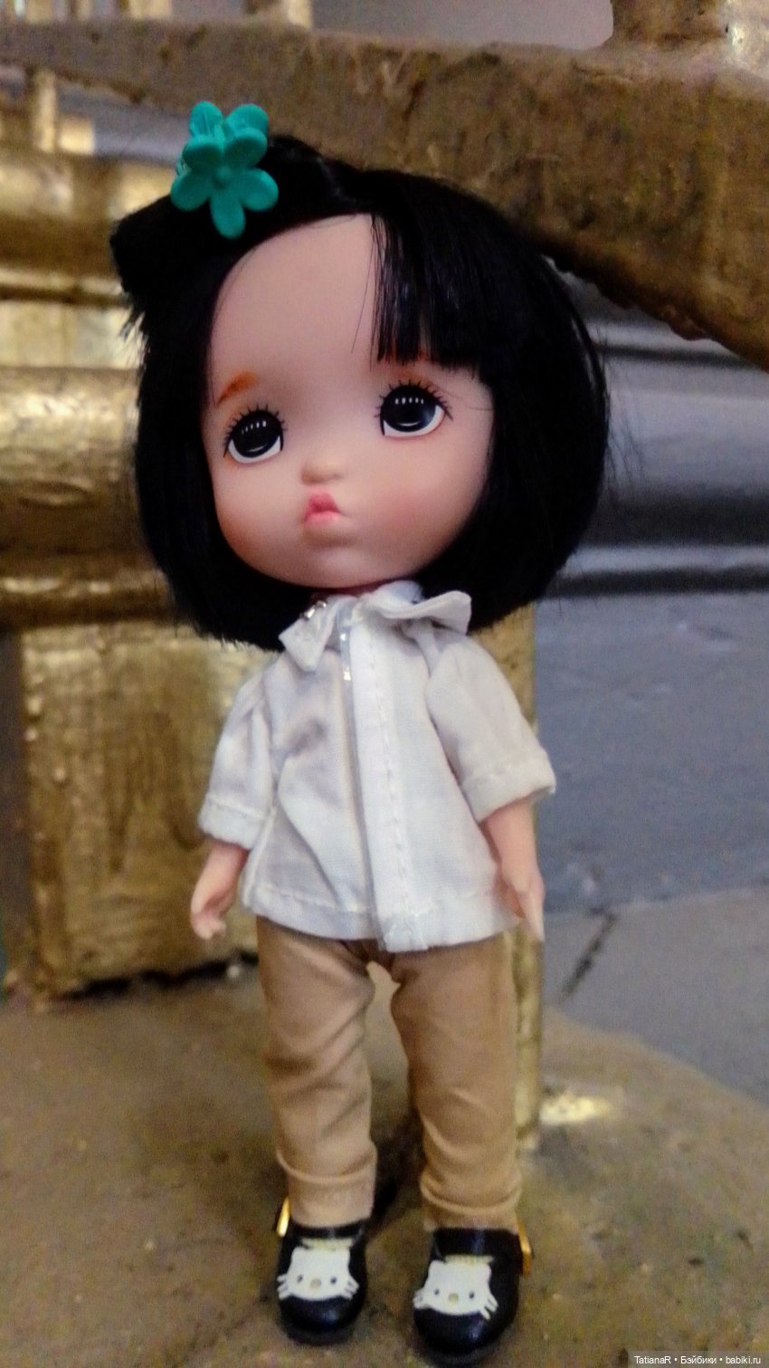 Старинный дом, его звучание, и новый опыт "Кукла в кармашке". Азиатская кукла DuoDing, автор Dokelly Toys (фото 9)