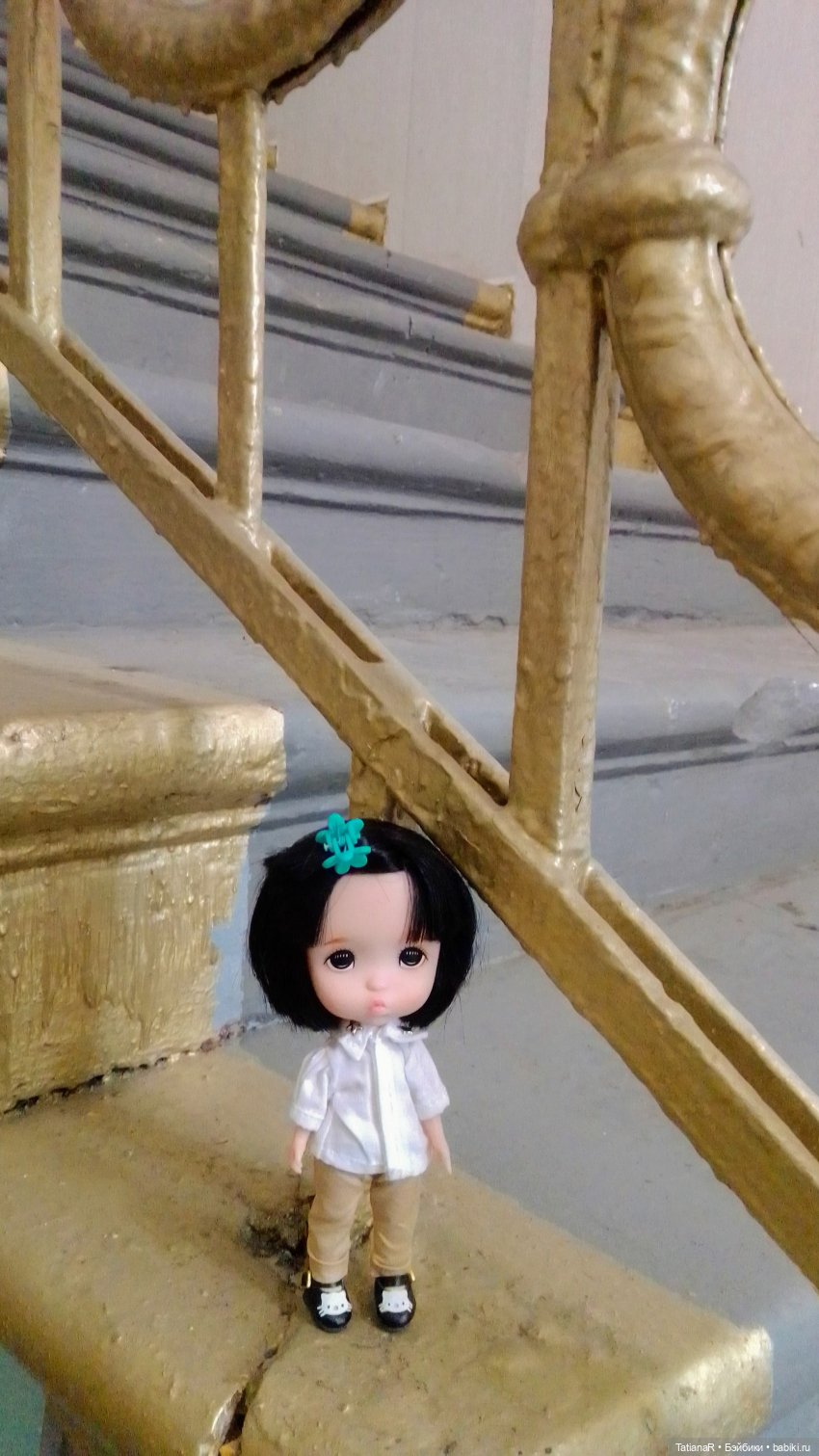 Старинный дом, его звучание, и новый опыт "Кукла в кармашке". Азиатская кукла DuoDing, автор Dokelly Toys (фото 7)