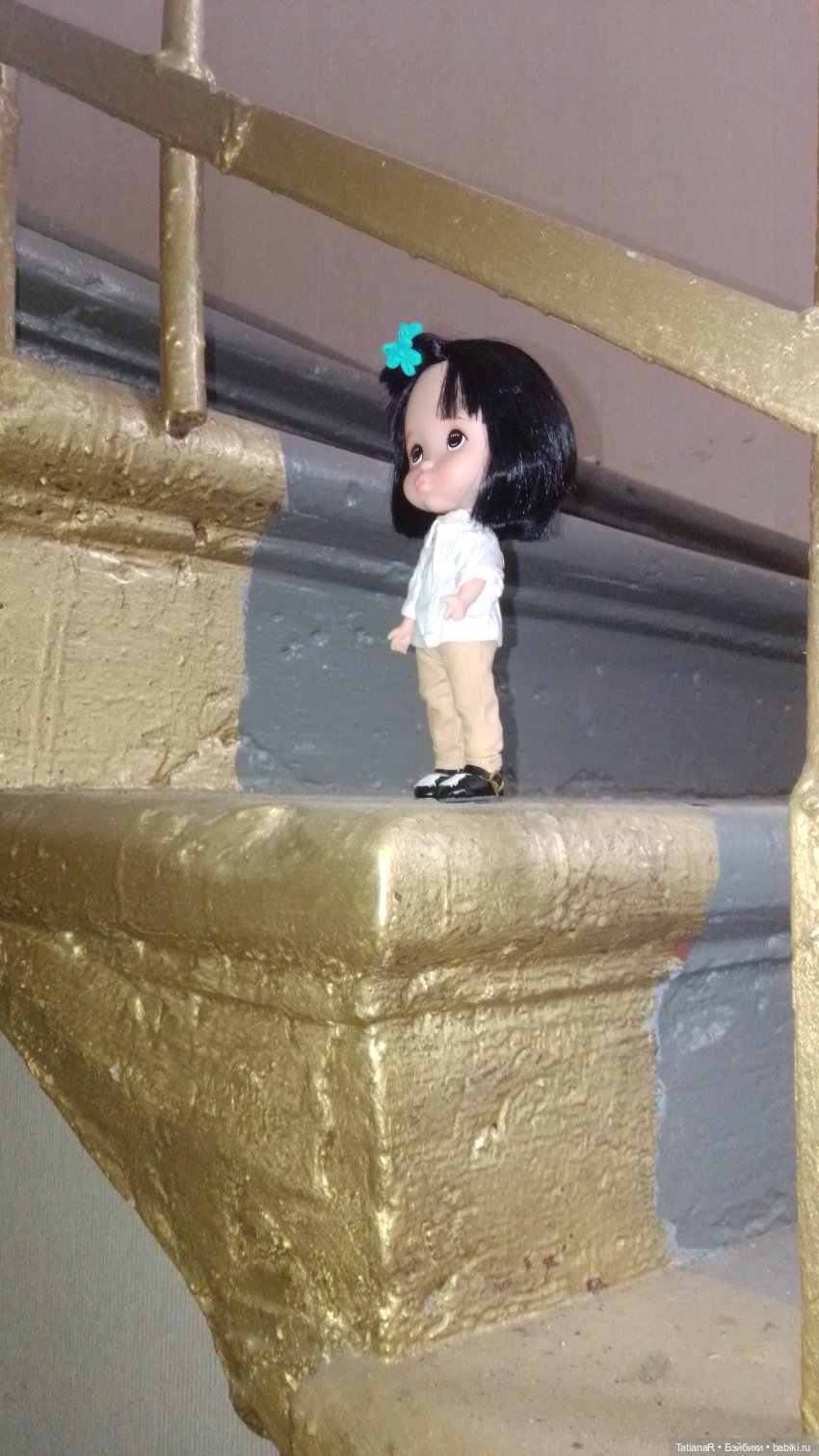 Старинный дом, его звучание, и новый опыт "Кукла в кармашке". Азиатская кукла DuoDing, автор Dokelly Toys (фото 8)