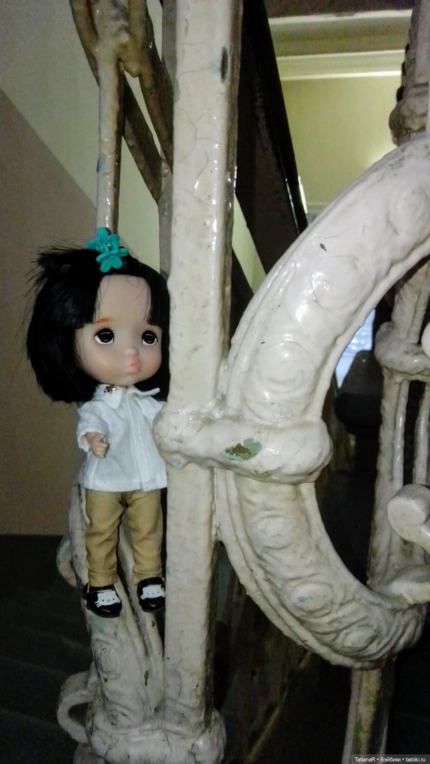 Старинный дом, его звучание, и новый опыт "Кукла в кармашке". Азиатская кукла DuoDing, автор Dokelly Toys