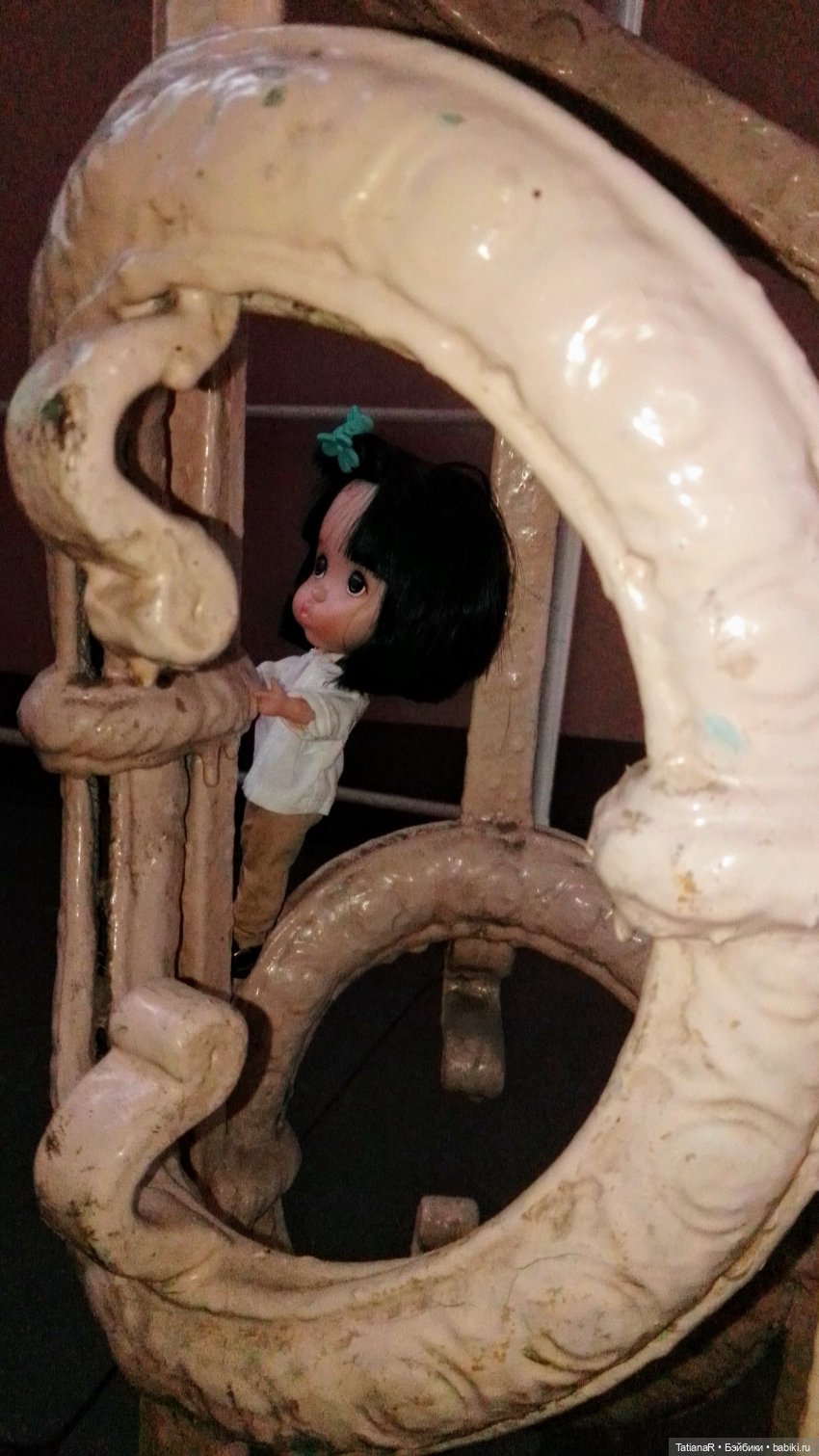 Старинный дом, его звучание, и новый опыт "Кукла в кармашке". Азиатская кукла DuoDing, автор Dokelly Toys