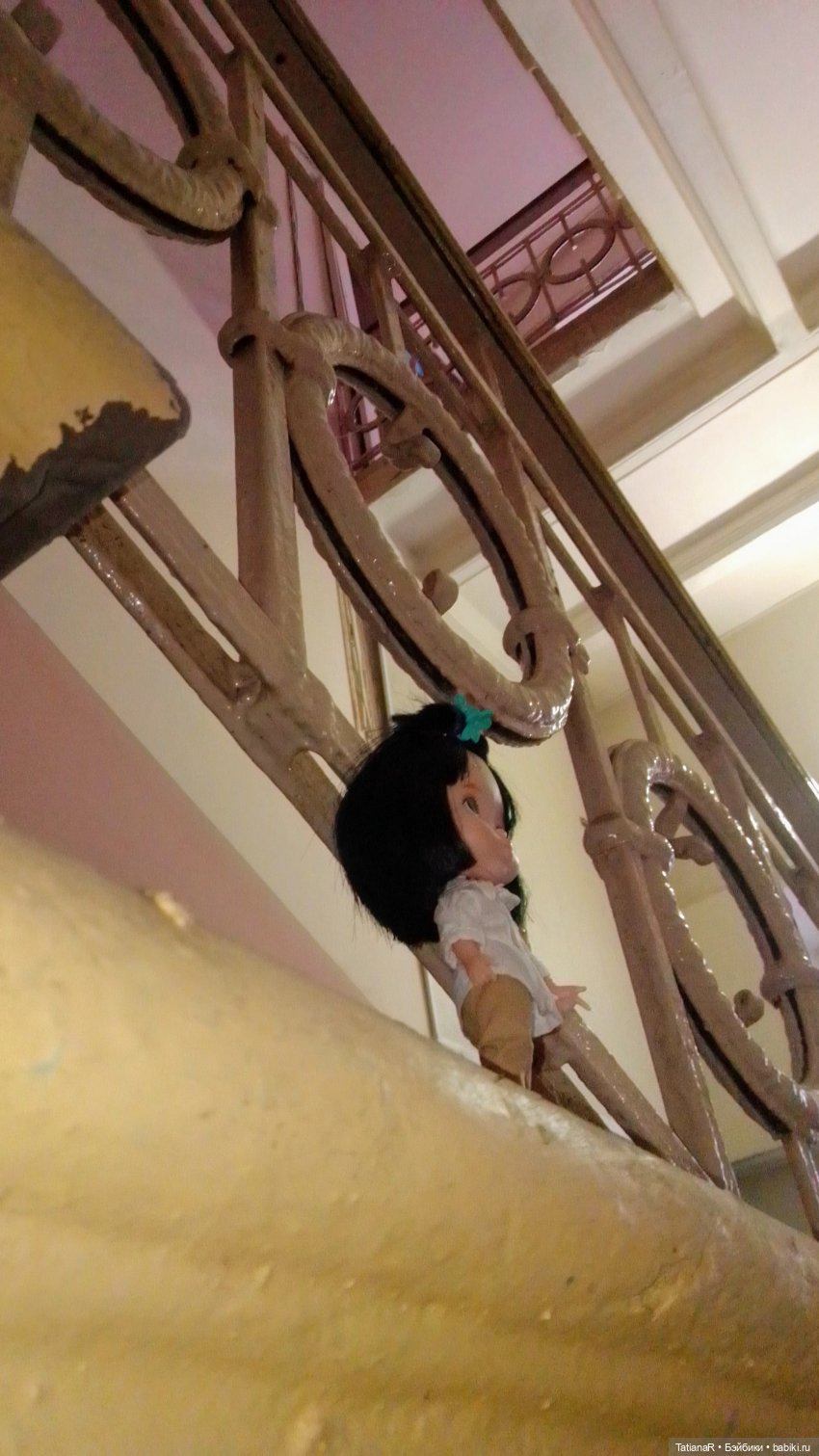 Старинный дом, его звучание, и новый опыт "Кукла в кармашке". Азиатская кукла DuoDing, автор Dokelly Toys