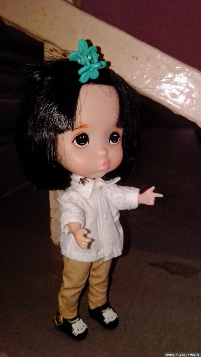 Старинный дом, его звучание, и новый опыт "Кукла в кармашке". Азиатская кукла DuoDing, автор Dokelly Toys