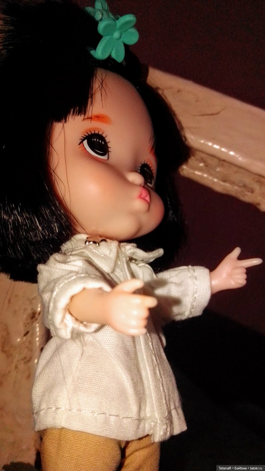 Старинный дом, его звучание, и новый опыт "Кукла в кармашке". Азиатская кукла DuoDing, автор Dokelly Toys