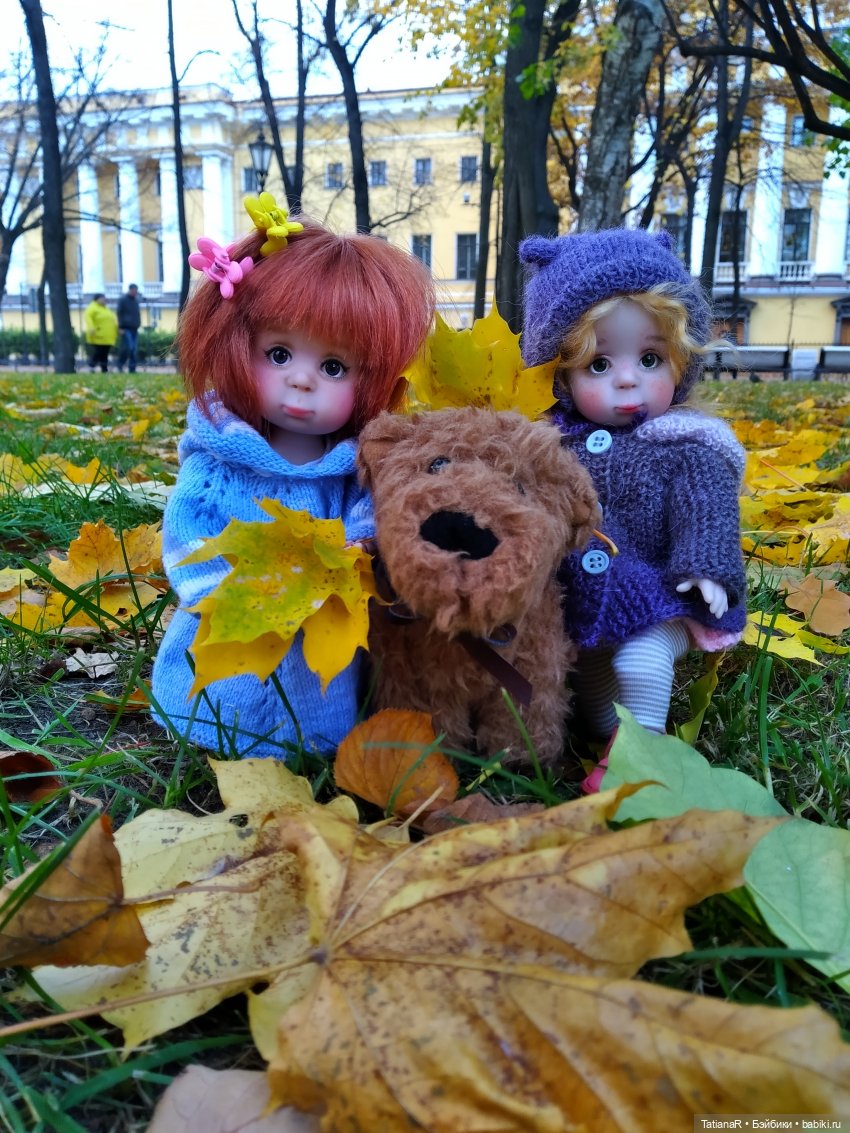 Прогулка по Петербургу с куклами Оксаны Мироновой