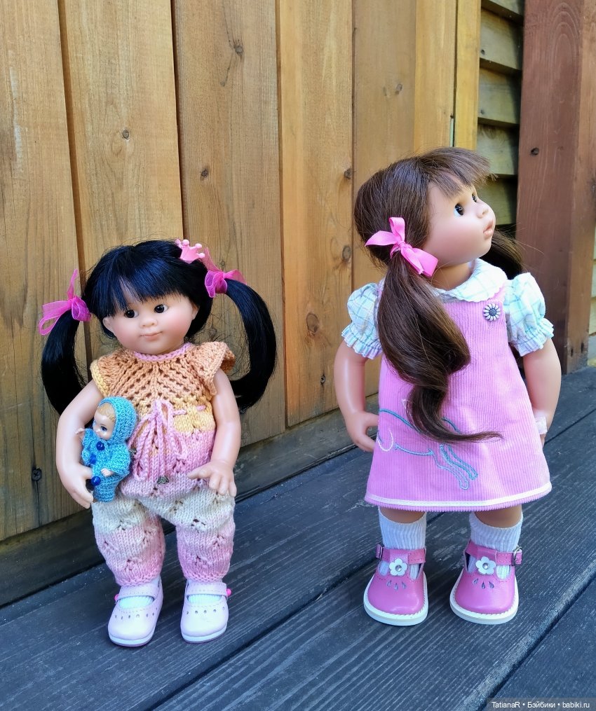 Две сестры. Вихтели Rosemarie Anna Muller | Бэйбики Две сестры. Вихтели Rosemarie Anna Muller