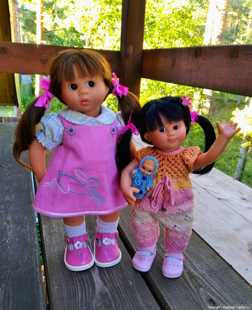 Две сестры. Вихтели Rosemarie Anna Muller | Бэйбики Две сестры. Вихтели Rosemarie Anna Muller