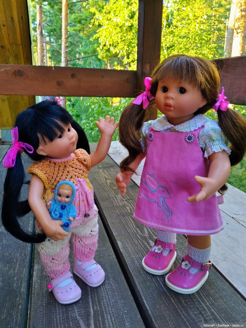 Две сестры. Вихтели Rosemarie Anna Muller | Бэйбики Две сестры. Вихтели Rosemarie Anna Muller