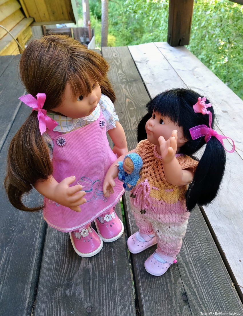 Две сестры. Вихтели Rosemarie Anna Muller | Бэйбики Две сестры. Вихтели Rosemarie Anna Muller