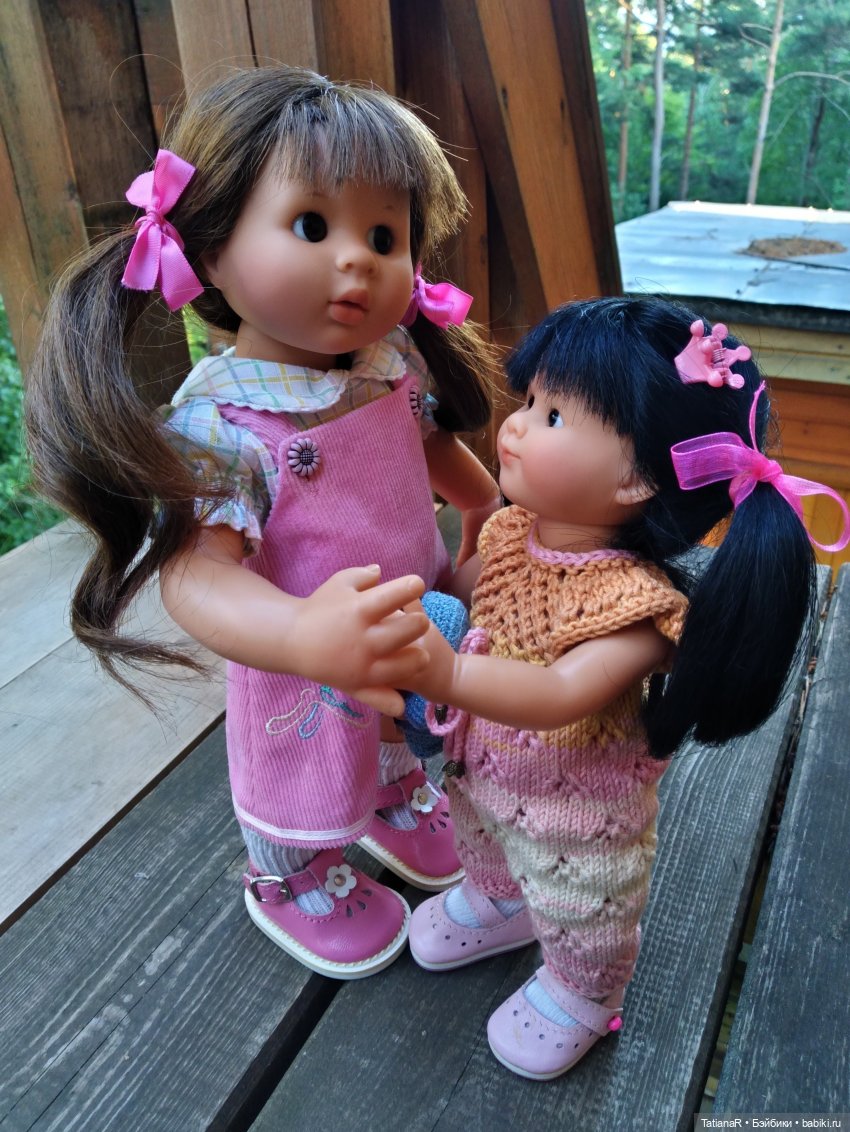 Две сестры. Вихтели Rosemarie Anna Muller | Бэйбики Две сестры. Вихтели Rosemarie Anna Muller