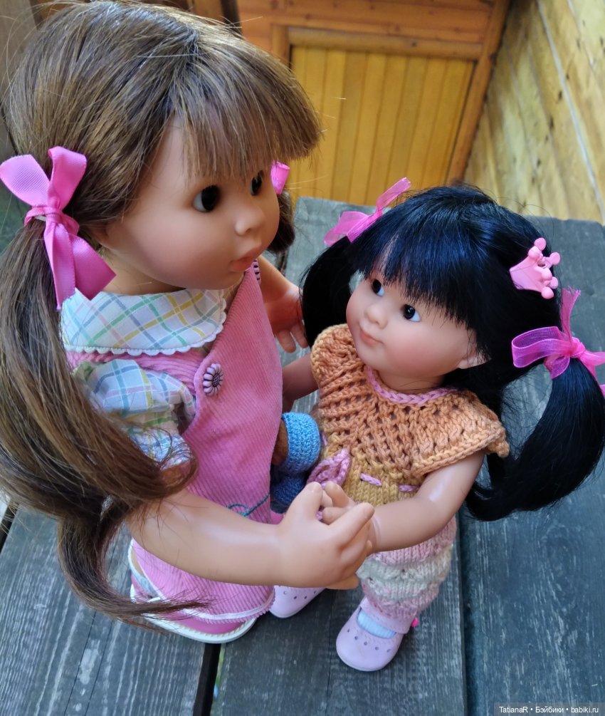 Две сестры. Вихтели Rosemarie Anna Muller | Бэйбики Две сестры. Вихтели Rosemarie Anna Muller