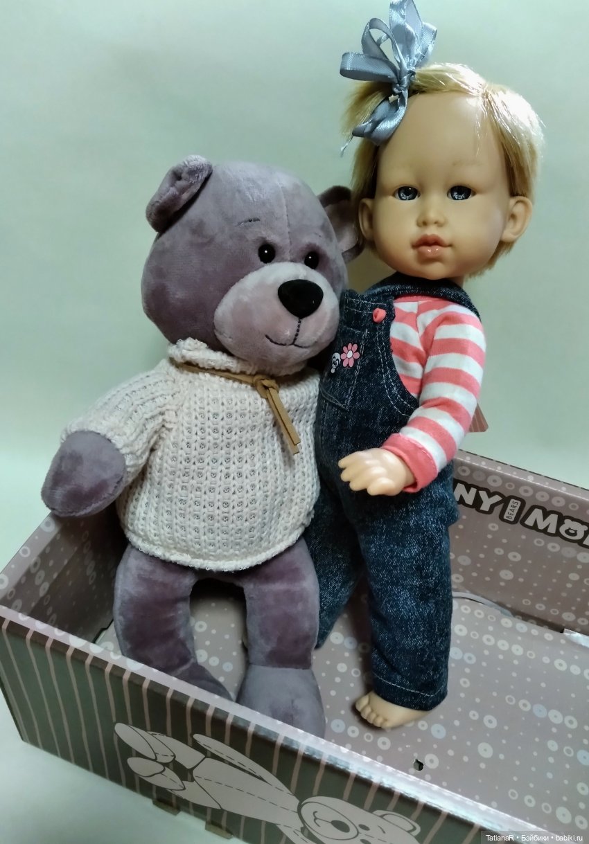 Нася и Медведь — Куклы Marina & Pau (Марина Пау): испанские пупсы и малыши