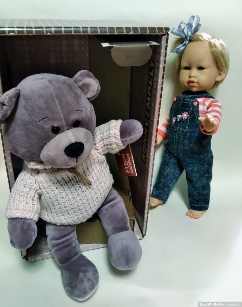 Нася и Медведь — Куклы Marina & Pau (Марина Пау): испанские пупсы и малыши