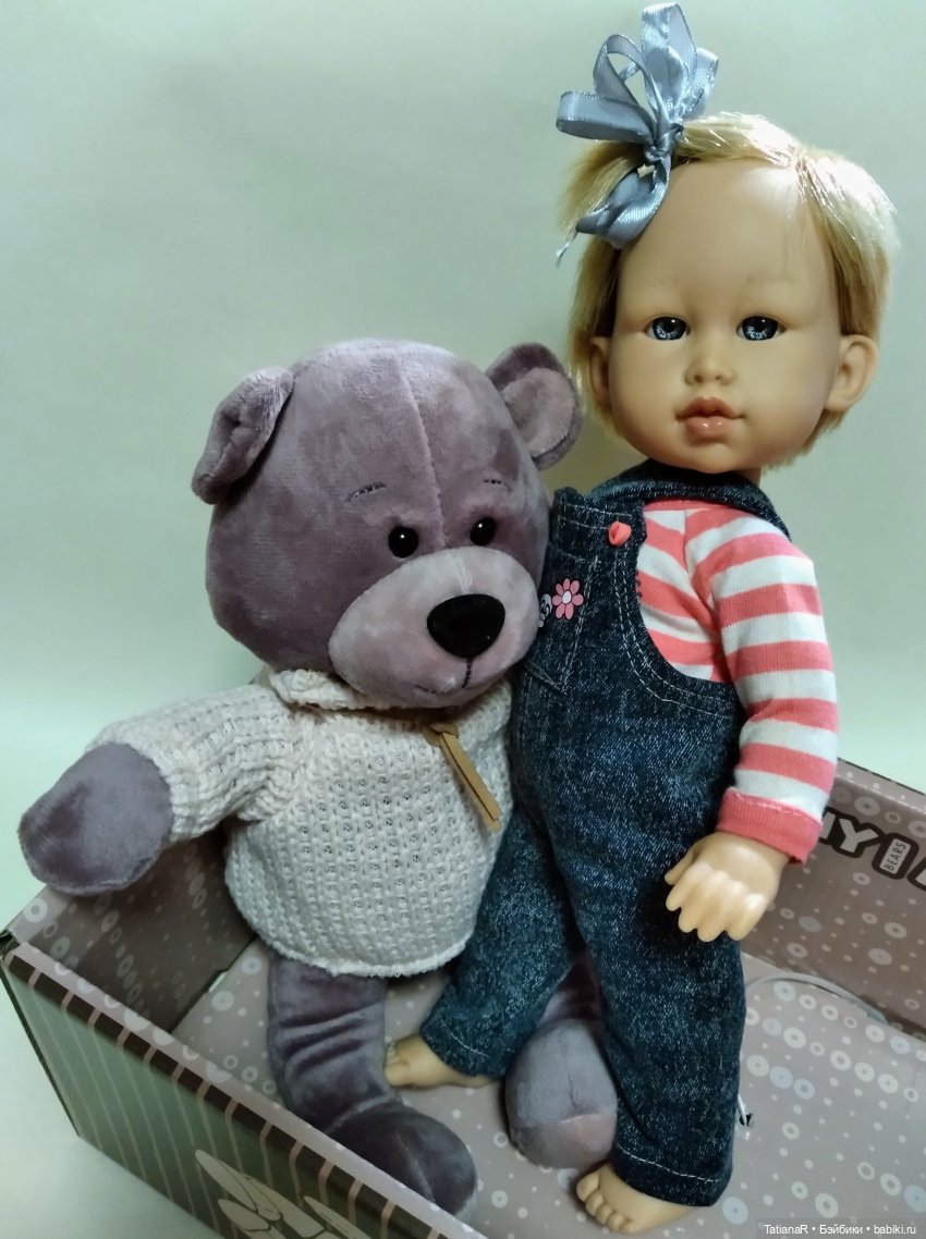 Нася и Медведь — Куклы Marina & Pau (Марина Пау): испанские пупсы и малыши
