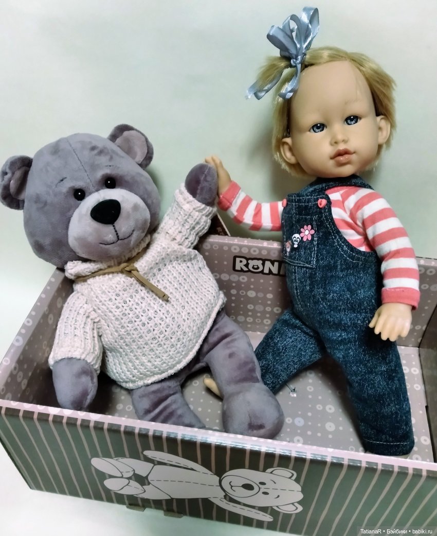 Нася и Медведь — Куклы Marina & Pau (Марина Пау): испанские пупсы и малыши