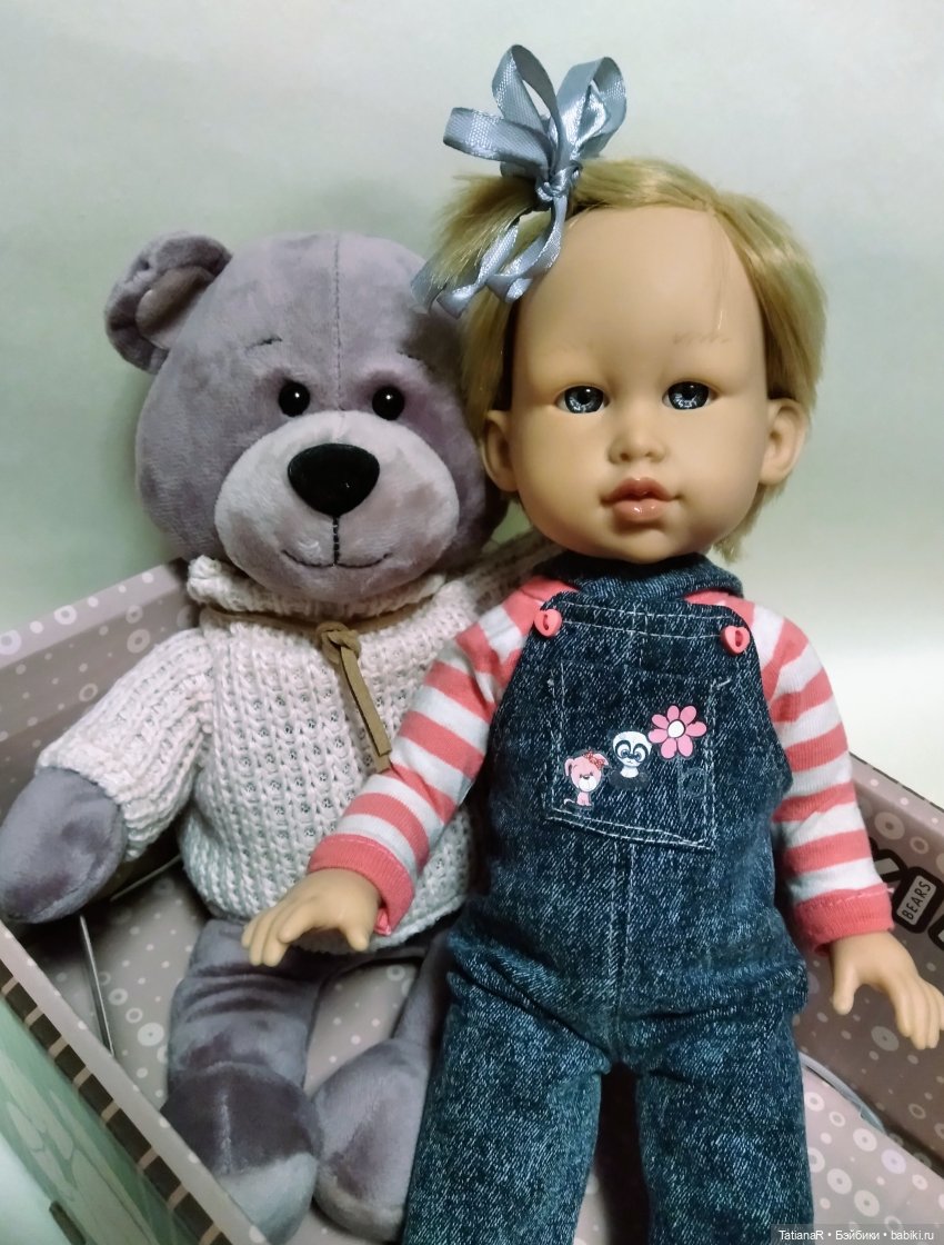 Нася и Медведь — Куклы Marina & Pau (Марина Пау): испанские пупсы и малыши