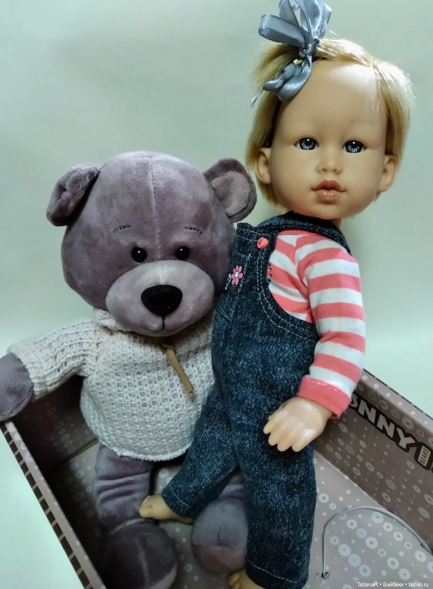 Нася и Медведь — Куклы Marina & Pau (Марина Пау): испанские пупсы и малыши
