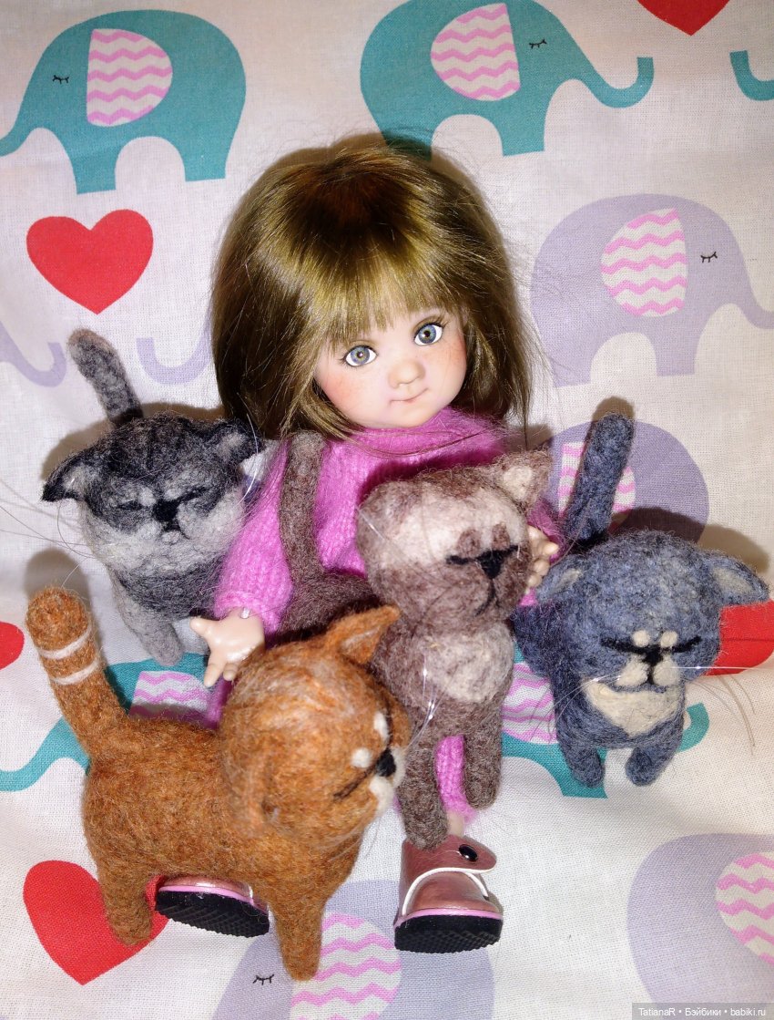 Клава и К". Невероятная история малышки Miroxdolls и авторских котов WoolyPuppy