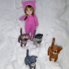 Клава и К". Невероятная история малышки Miroxdolls и авторских котов WoolyPuppy