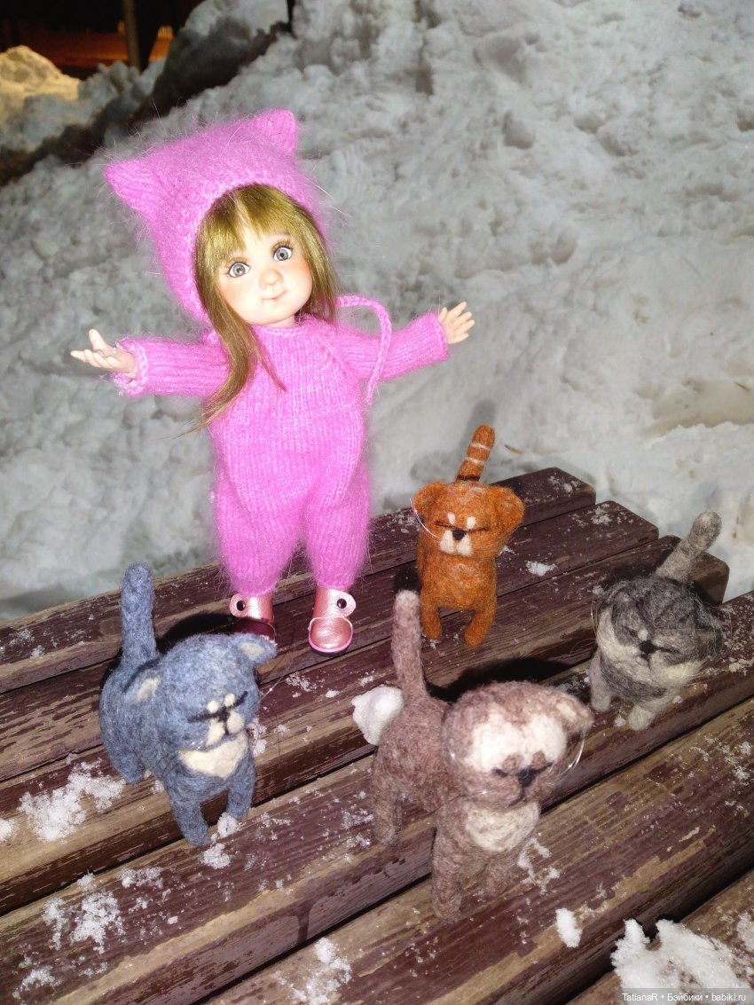 Клава и К". Невероятная история малышки Miroxdolls и авторских котов WoolyPuppy