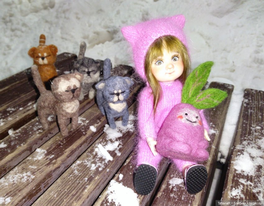 Клава и К". Невероятная история малышки Miroxdolls и авторских котов WoolyPuppy