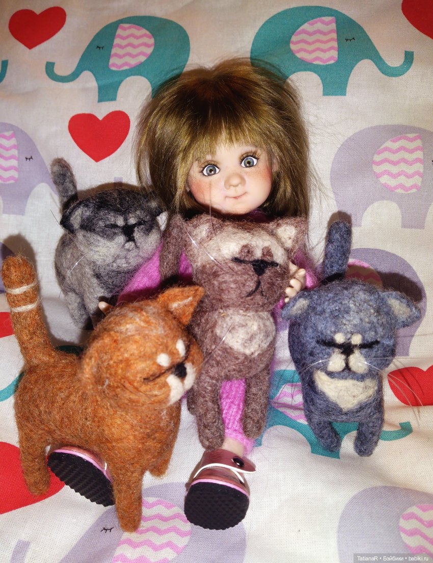 Клава и К". Невероятная история малышки Miroxdolls и авторских котов WoolyPuppy