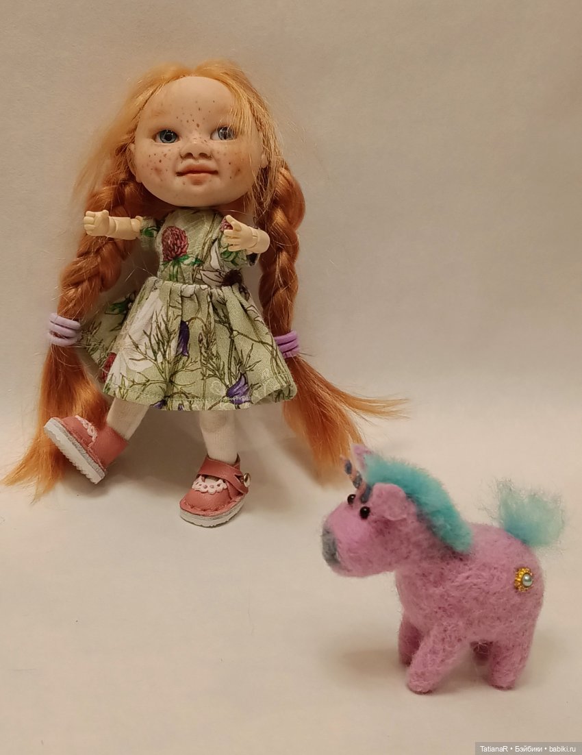 Регина и Единорог — Домашние фото авторских игрушек: Тедди