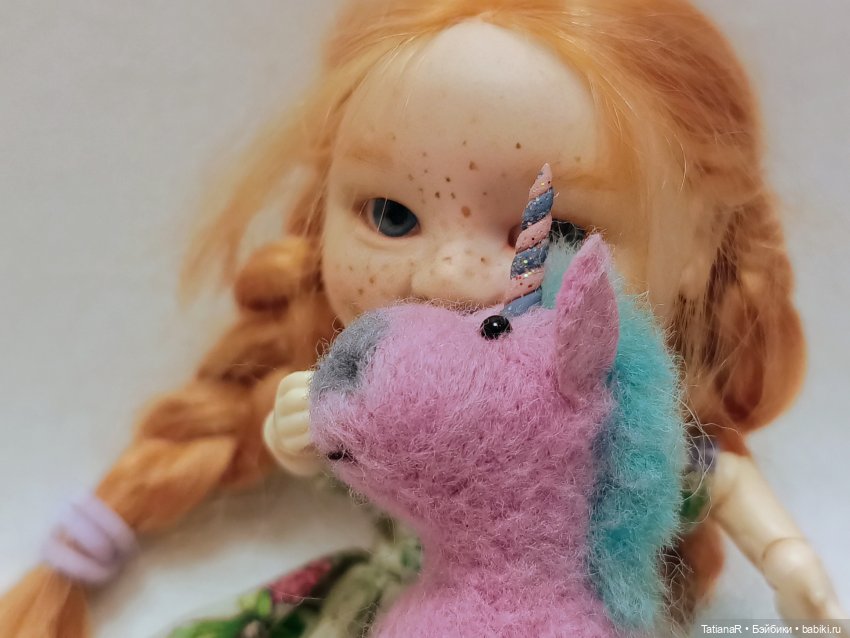 Регина и Единорог — Домашние фото авторских игрушек: Тедди