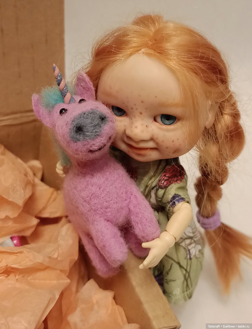 Регина и Единорог — Домашние фото авторских игрушек: Тедди