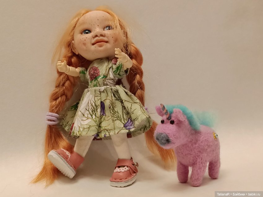 Регина и Единорог — Домашние фото авторских игрушек: Тедди