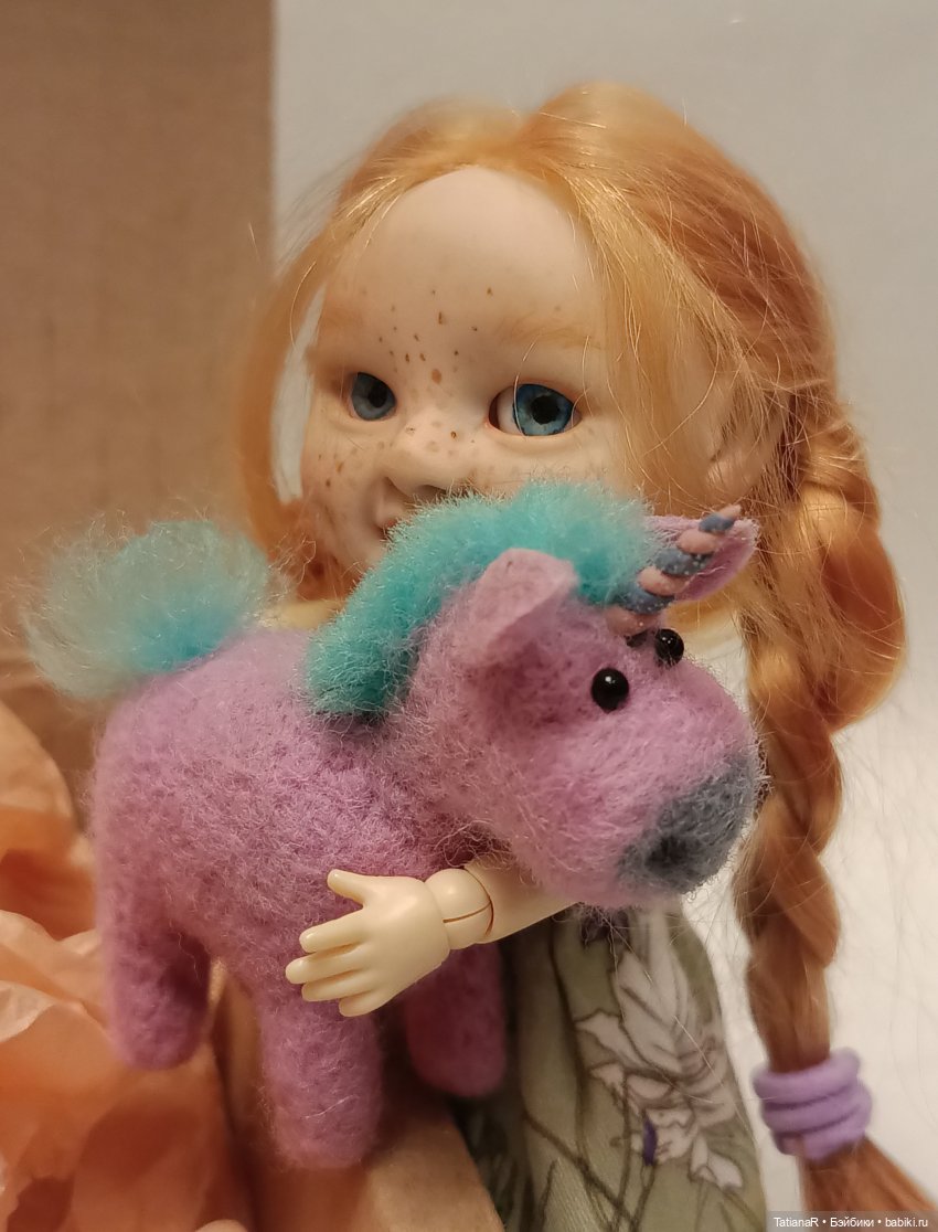 Регина и Единорог — Домашние фото авторских игрушек: Тедди