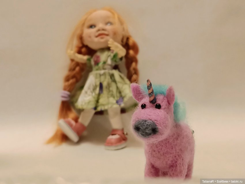Регина и Единорог — Домашние фото авторских игрушек: Тедди