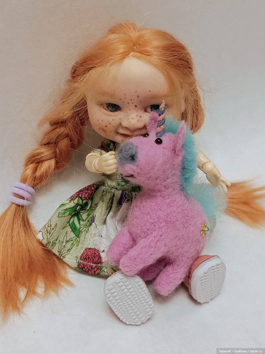 Регина и Единорог — Домашние фото авторских игрушек: Тедди