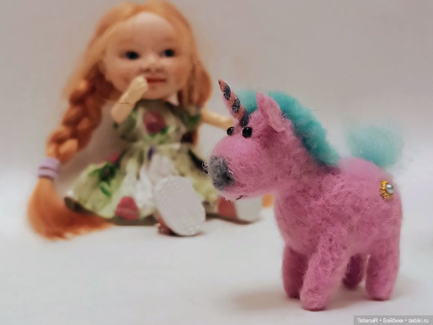 Регина и Единорог — Домашние фото авторских игрушек: Тедди