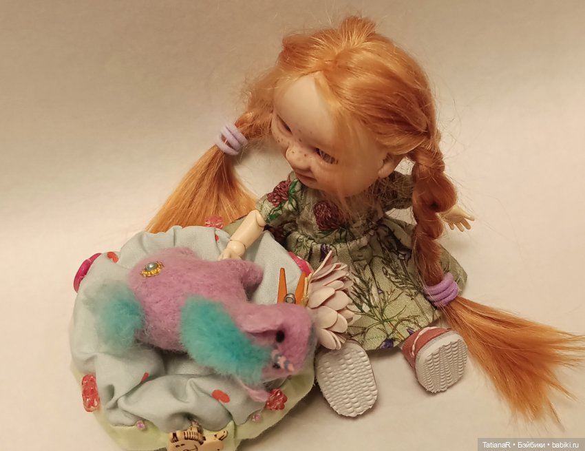 Регина и Единорог — Домашние фото авторских игрушек: Тедди