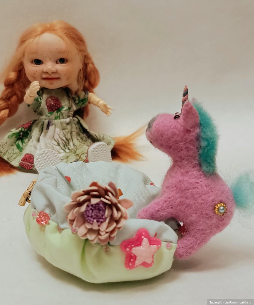 Регина и Единорог — Домашние фото авторских игрушек: Тедди