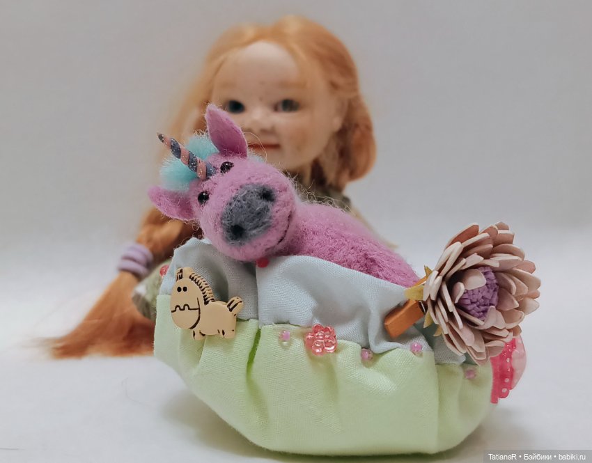 Регина и Единорог — Домашние фото авторских игрушек: Тедди