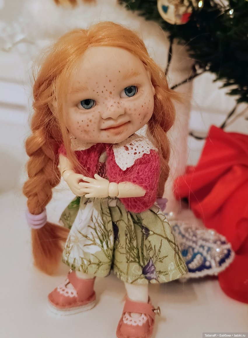 Сказка в шапке или Новогодняя компания у кукольной ёлочки, или Праздник продолжается (фото 5)