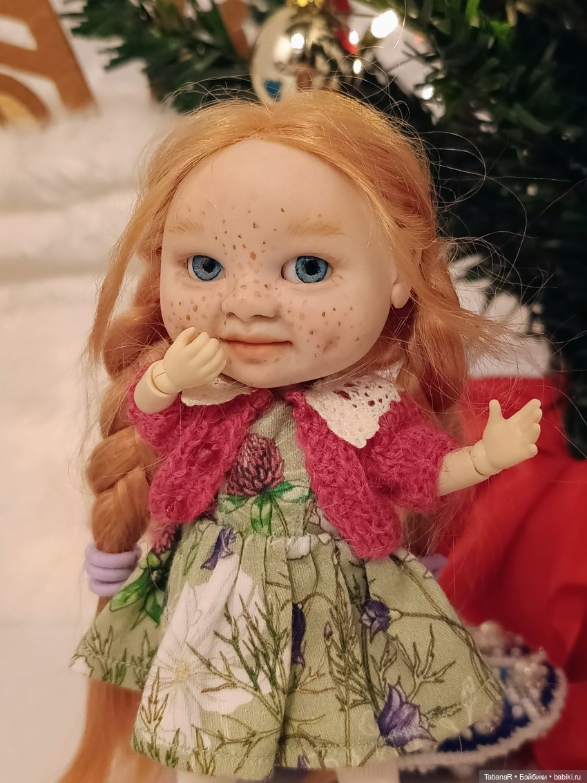 Сказка в шапке или Новогодняя компания у кукольной ёлочки, или Праздник продолжается (фото 6)