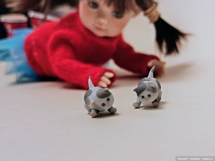 А у нас сегодня кошка родила вчера котят